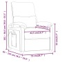Sillón de masaje eléctrico tela marrón de , Sillones de masaje eléctricos - Ref: Foro24-348471, Precio: 187,65 €, Descuento: %
