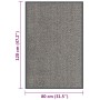 Felpudo de nudo marrón claro 80x120 cm de vidaXL, Felpudos - Ref: Foro24-326947, Precio: 35,33 €, Descuento: %