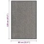 Light brown knot doormat 80x120 cm by vidaXL, Doormats - Ref: Foro24-326947, Price: 34,53 €, Discount: %