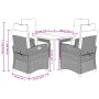 Set de muebles jardín 5 pzas con cojines ratán sintético negro de , Conjuntos de jardín - Ref: Foro24-3212724, Precio: 548,03...