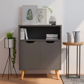 Graues Sideboard aus Spanplatte 60x30x72 cm von vidaXL, Sideboards - Ref: Foro24-326824, Preis: 82,18 €, Rabatt: %