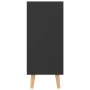 Aparador madera de ingeniería negro brillante 90x30x72 cm de vidaXL, Aparadores - Ref: Foro24-326820, Precio: 109,44 €, Descu...
