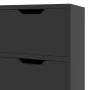 Aparador madera de ingeniería negro brillante 90x30x72 cm de vidaXL, Aparadores - Ref: Foro24-326820, Precio: 109,44 €, Descu...
