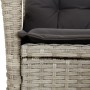 Set comedor de jardín 5 pzas cojines ratán sintético gris claro de , Conjuntos de jardín - Ref: Foro24-3213278, Precio: 545,7...