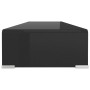Soporte para TV/Elevador monitor cristal negro 100x30x13 cm de , Muebles TV - Ref: Foro24-244139, Precio: 111,27 €, Descuento: %