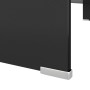 Soporte para TV/Elevador monitor cristal negro 100x30x13 cm de , Muebles TV - Ref: Foro24-244139, Precio: 111,27 €, Descuento: %