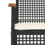 Set de muebles jardín 5 pzas con cojines ratán sintético negro de , Conjuntos de jardín - Ref: Foro24-3213604, Precio: 290,50...