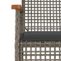 Set comedor de jardín 5 piezas con cojines ratán sintético gris de , Conjuntos de jardín - Ref: Foro24-3213612, Precio: 333,4...