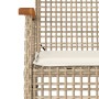 Set comedor de jardín 3 pzas con cojines ratán sintético beige de , Conjuntos de jardín - Ref: Foro24-3213631, Precio: 235,97...