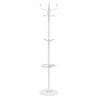 Perchero con paragüero hierro recubierto en polvo blanco 180 cm de , Percheros para sombreros y abrigos - Ref: Foro24-377102,...