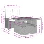 Set comedor de jardín 2 pzas con cojines ratán sintético negro de , Conjuntos de jardín - Ref: Foro24-3277331, Precio: 288,44...