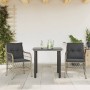 Sillas y mesita de jardín 3 piezas ratán sintético cojín gris de , Conjuntos de jardín - Ref: Foro24-3212173, Precio: 269,85 ...