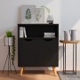 Aparador de madera de ingeniería negro 60x30x72 cm de vidaXL, Aparadores - Ref: Foro24-326823, Precio: 74,89 €, Descuento: %