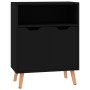Aparador de madera de ingeniería negro 60x30x72 cm de vidaXL, Aparadores - Ref: Foro24-326823, Precio: 74,89 €, Descuento: %