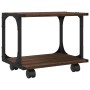 Soporte de impresora 2 niveles marrón roble 41x28x33,5 cm de , Soportes para impresoras - Ref: Foro24-842275, Precio: 25,20 €...