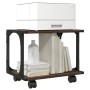 Soporte de impresora 2 niveles marrón roble 41x28x33,5 cm de , Soportes para impresoras - Ref: Foro24-842275, Precio: 25,20 €...