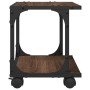 Soporte de impresora 2 niveles marrón roble 41x28x33,5 cm de , Soportes para impresoras - Ref: Foro24-842275, Precio: 25,20 €...