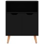 Aparador de madera de ingeniería negro 60x30x72 cm de vidaXL, Aparadores - Ref: Foro24-326823, Precio: 74,89 €, Descuento: %