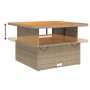 Set comedor de jardín 2 pzas con cojines ratán sintético beige de , Conjuntos de jardín - Ref: Foro24-3277367, Precio: 348,49...