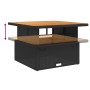 Set comedor de jardín 2 pzas con cojines ratán sintético negro de , Conjuntos de jardín - Ref: Foro24-3277319, Precio: 314,72...