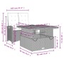 Set comedor de jardín 2 pzas con cojines ratán sintético negro de , Conjuntos de jardín - Ref: Foro24-3277319, Precio: 314,72...