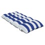 Cojines silla respaldo bajo 4 uds tela Oxford rayas azul blanco de , Cojines para sillas y sofás - Ref: Foro24-377717, Precio...
