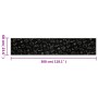Alfombra de cocina lavable terciopelo Morning negro 60x300 cm de , Felpudos - Ref: Foro24-4005586, Precio: 51,21 €, Descuento: %