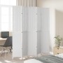 Biombo separador de 5 paneles madera maciza Paulownia blanco de , Divisores de ambientes - Ref: Foro24-358728, Precio: 178,26...