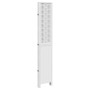 Biombo separador de 5 paneles madera maciza Paulownia blanco de , Divisores de ambientes - Ref: Foro24-358728, Precio: 178,26...