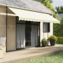 Toldo retráctil de tela y acero crema 400x150 cm de , Toldos - Ref: Foro24-368749, Precio: 99,68 €, Descuento: %