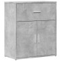 Aparador de madera de ingeniería gris hormigón 60x31x70 cm de , Aparadores - Ref: Foro24-840467, Precio: 71,60 €, Descuento: %