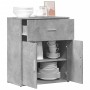 Aparador de madera de ingeniería gris hormigón 60x31x70 cm de , Aparadores - Ref: Foro24-840467, Precio: 71,60 €, Descuento: %