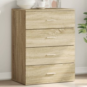 Aparador de madera de ingeniería roble Sonoma 60x39x80 cm de , Aparadores - Ref: Foro24-840529, Precio: 104,47 €, Descuento: %