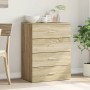 Aparador de madera de ingeniería roble Sonoma 60x39x80 cm de , Aparadores - Ref: Foro24-840529, Precio: 104,47 €, Descuento: %