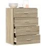 Aparador de madera de ingeniería roble Sonoma 60x39x80 cm de , Aparadores - Ref: Foro24-840529, Precio: 104,47 €, Descuento: %