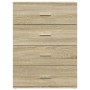 Aparador de madera de ingeniería roble Sonoma 60x39x80 cm de , Aparadores - Ref: Foro24-840529, Precio: 104,47 €, Descuento: %