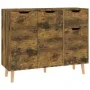 Aparador de madera de ingeniería roble ahumado 90x30x72 cm de vidaXL, Aparadores - Ref: Foro24-326821, Precio: 105,85 €, Desc...