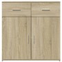 Aparador de madera de ingeniería roble Sonoma 79x38x80 cm de , Aparadores - Ref: Foro24-840522, Precio: 108,77 €, Descuento: %