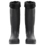 Botas de agua con calcetines extraíbles negro número 40 PVC de , Vadeadores para caza y para pesca - Ref: Foro24-137598, Prec...
