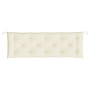 Cojín para banco de jardín tela Oxford crema 150x50x7 cm de , Cojines para sillas y sofás - Ref: Foro24-361604, Precio: 32,52...