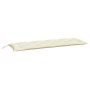 Cojines de banco de jardín 2 uds blanco crema 150x50x7 cm de , Cojines para sillas y sofás - Ref: Foro24-361699, Precio: 60,2...