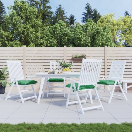 Cojines de silla de jardín 4 uds tela Oxford verde 40x40x7 cm de , Cojines para sillas y sofás - Ref: Foro24-361466, Precio: ...