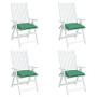 Cojines de silla de jardín 4 uds tela Oxford verde 40x40x7 cm de , Cojines para sillas y sofás - Ref: Foro24-361466, Precio: ...