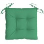 Cojines de silla de jardín 4 uds tela Oxford verde 40x40x7 cm de , Cojines para sillas y sofás - Ref: Foro24-361466, Precio: ...