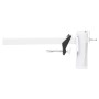 Abrazadera de sombrilla para balcón acero blanco 38 mm de , Accesorios para sombrillas - Ref: Foro24-4003385, Precio: 24,27 €...