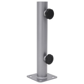 Base de sombrilla para mástil de Ø32/34/38 mm acero plateado de , Bases para sombrillas - Ref: Foro24-4003372, Precio: 18,96 ...