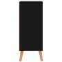 Aparador de madera de ingeniería negro brillo 60x30x72 cm de vidaXL, Aparadores - Ref: Foro24-326829, Precio: 74,48 €, Descue...