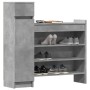 Zapatero madera de ingeniería gris hormigón 100,5x28x100 cm de , Zapateros y organizadores de calzado - Ref: Foro24-840425, P...