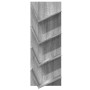 Estantería de pared 4 niveles gris Sonoma 33x16x90 cm de , Estantes y estanterías - Ref: Foro24-840721, Precio: 35,74 €, Desc...