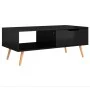 Mesa de centro madera ingeniería negro brillante 100x49,5x43 cm de vidaXL, Mesas de centro - Ref: Foro24-326793, Precio: 70,7...